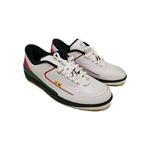 NIKE Air Jordan sz 17 Mens Sneakers 2 Retro Low Quai 54 leather basketball shoes